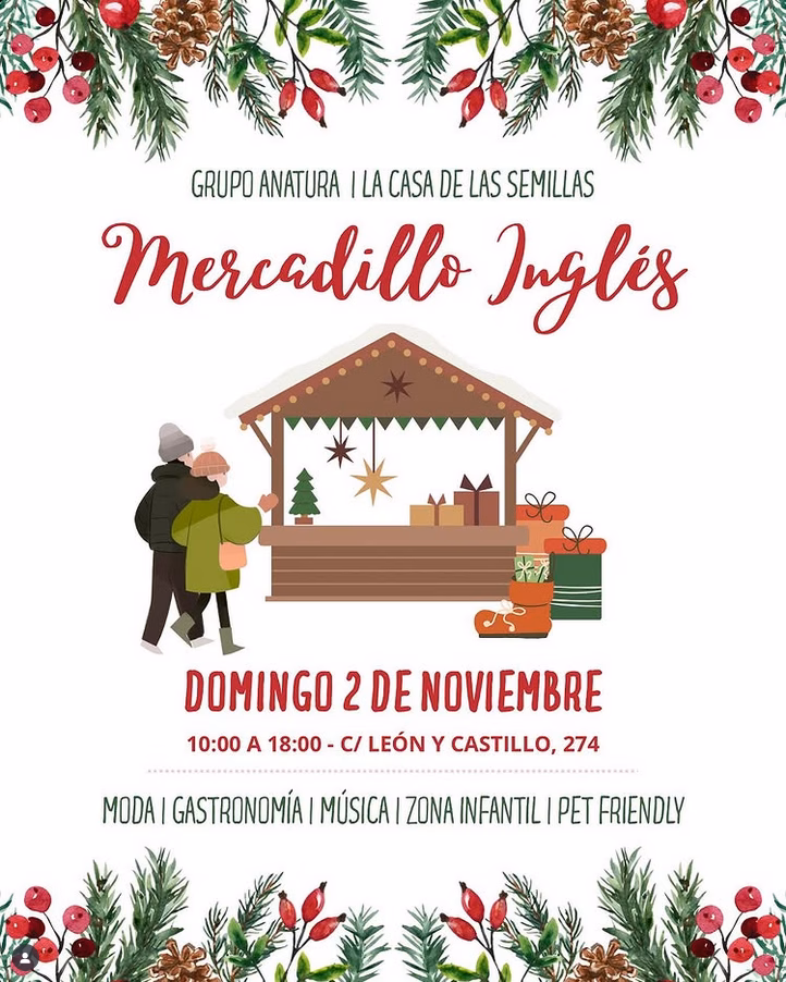 Market - Mercadillo inglés en la Casa de Las Semillas de Las Palmas de Gran Canaria.