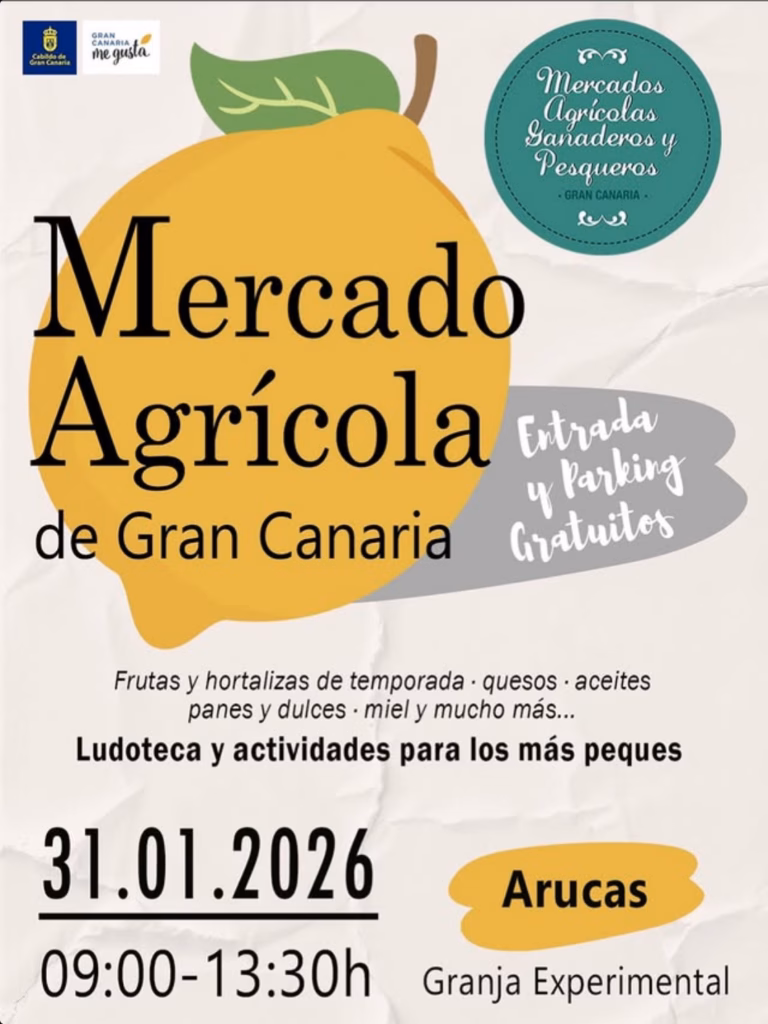Mercado Agrícola de Gran Canaria en la Granja Agrícola de Arucas.