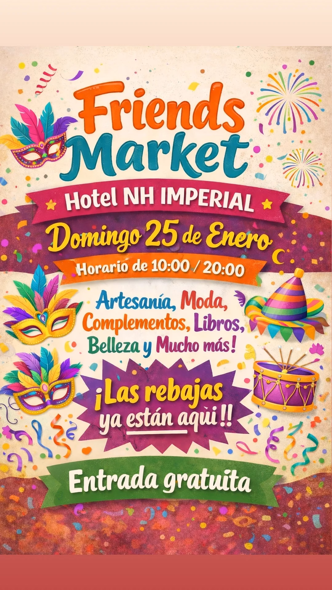 Friends Market en el Hotel NH Imperial, Las Palmas de Gran Canaria.