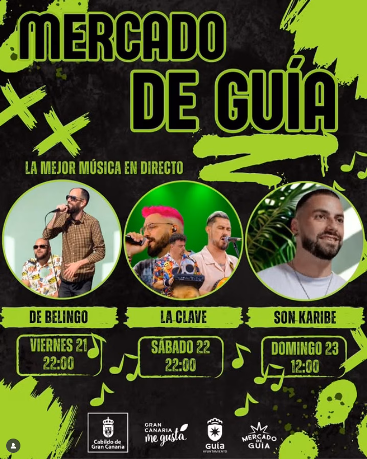 Música en el mercado de Guía 3ª semana Noviembre