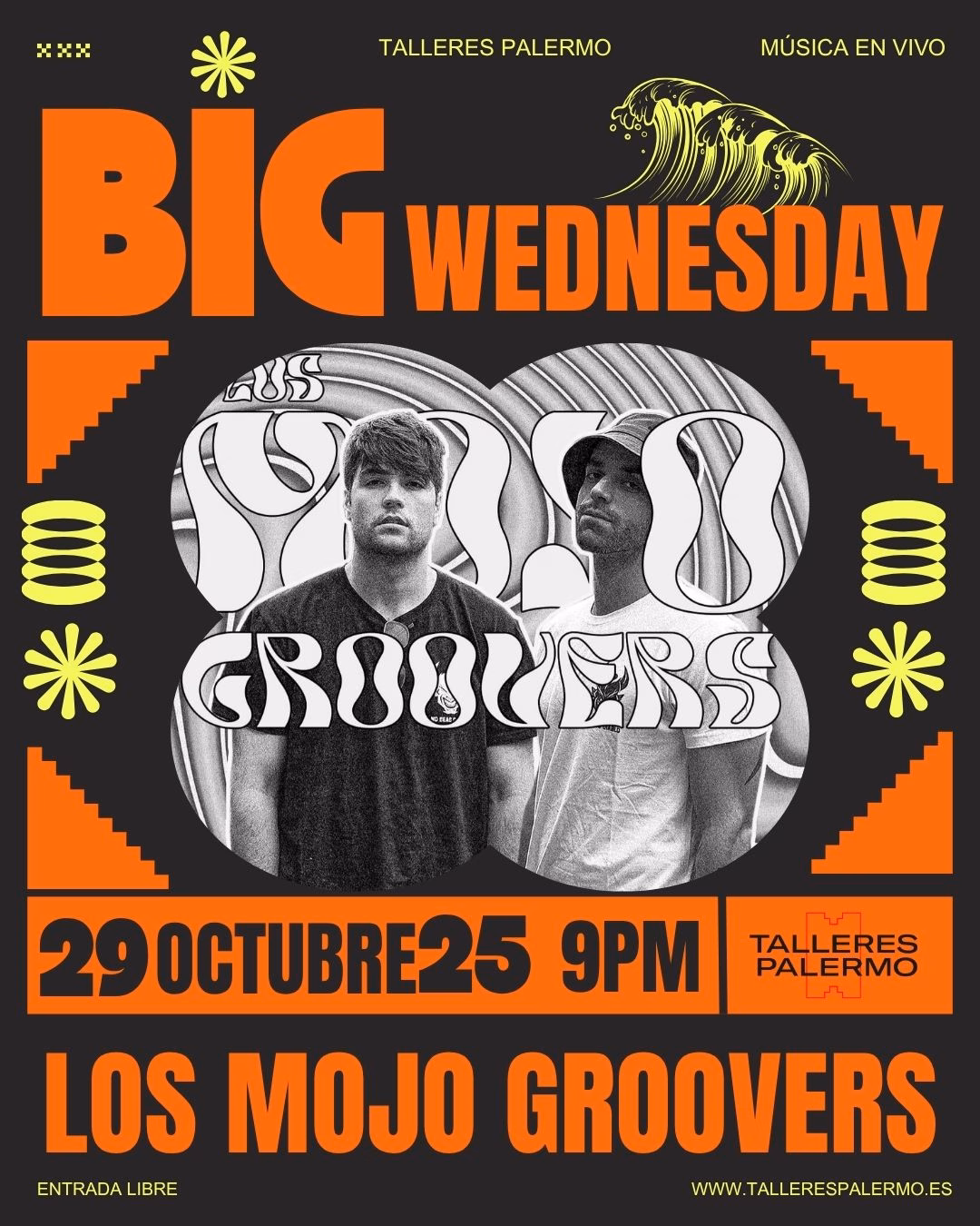 Música - Big Wednesday en Talleres Palermo, Las Palmas de Gran Canaria.