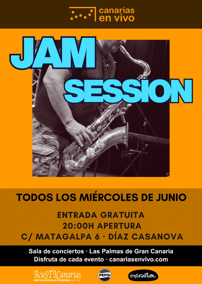 Talents Jam Session en la Sala Canarias en Vivo, Las Palmas de Gran Canaria.