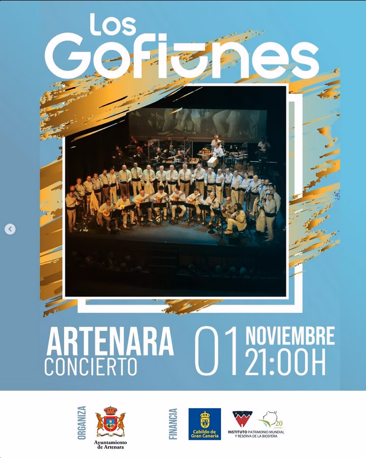 Concierto de Los Gofiones en Artenara, Gran Canaria.