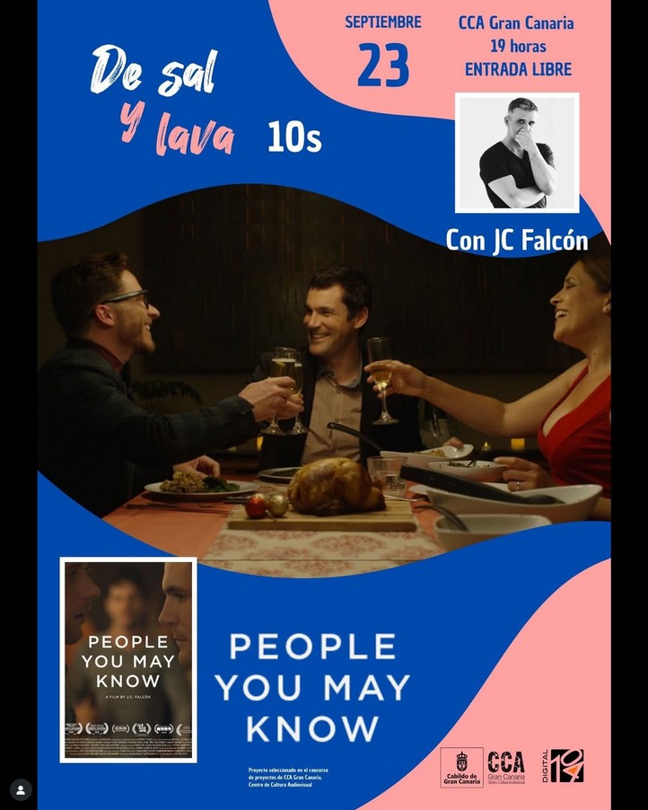 Ciclo de cine "De Sal y Lava" en el CCA Gran Canaria, Las Palmas de Gran Canaria. Coloquio con JC Falcón, autor de la película 'People You May Know'.