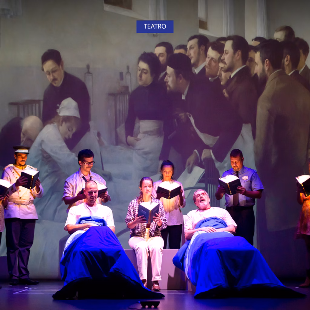 Obra de teatro "Libros Cruzados" de Antonio Tabares en el Teatro Guiniguada, Las Palmas de Gran Canaria.