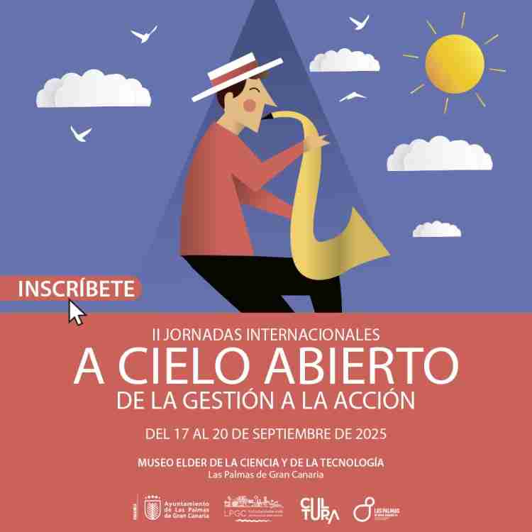 Jornadas "A cielo abierto: de la gestión a la acción" en el Museo Elder de Las Palmas de Gran Canaria.