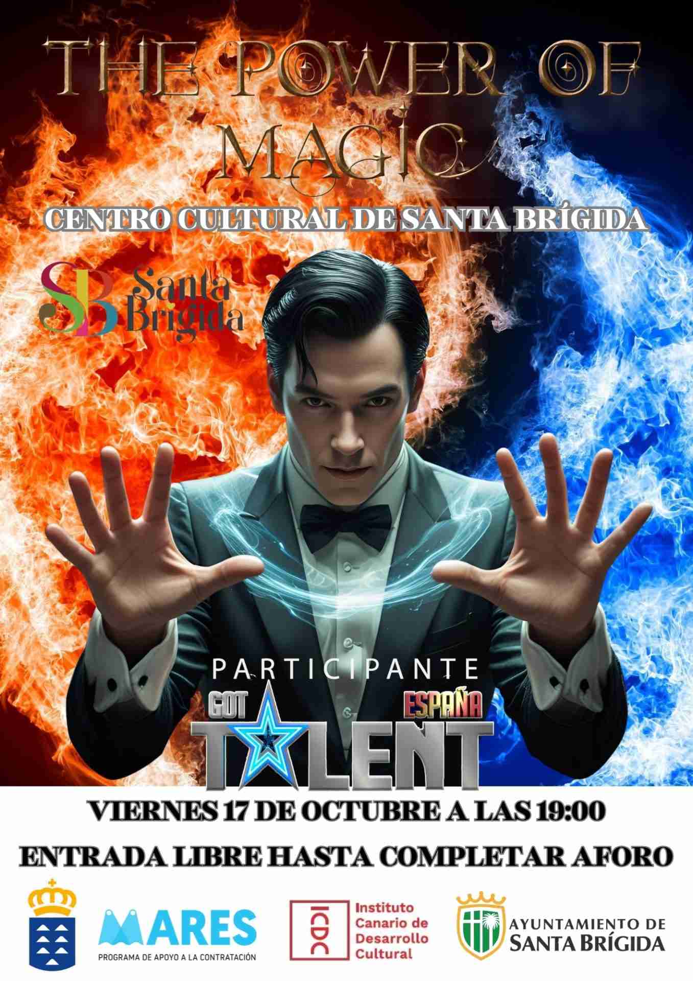 The power of magic, magia en el Centro cultural de Santa Brígida, Gran Canaria.