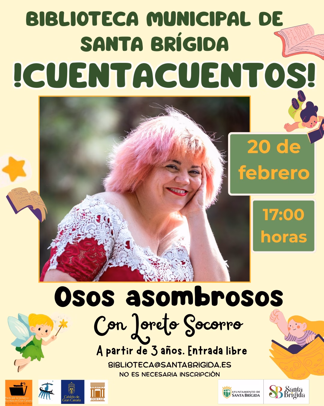 Infantil - Cuentacuentos en la Biblioteca Municipal de Santa Brígida, Gran Canaria.