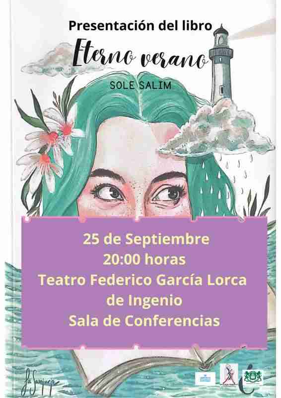 Presentación del libro "Eterno verano" de Sole Salim en la Biblioteca Insular de Gran Canaria, Las Palmas de Gran Canaria.