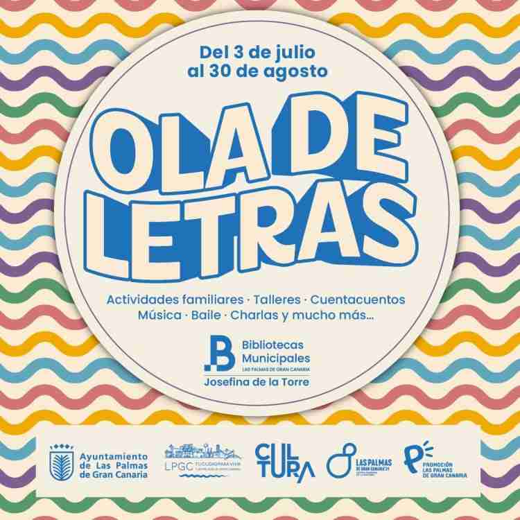 Ola de Letras 2025, del 3 de julio al 30 de agosto.