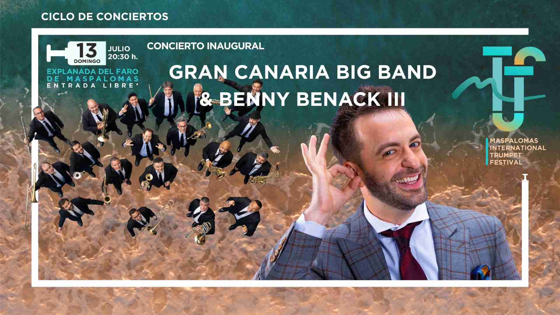 Concierto - Gran Canaria Big Band & Benny Benack III