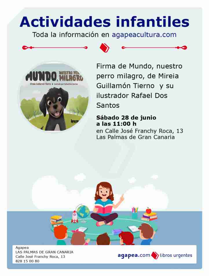 Literatura - Firma Libro "Mundo, nuestro perro milagro"