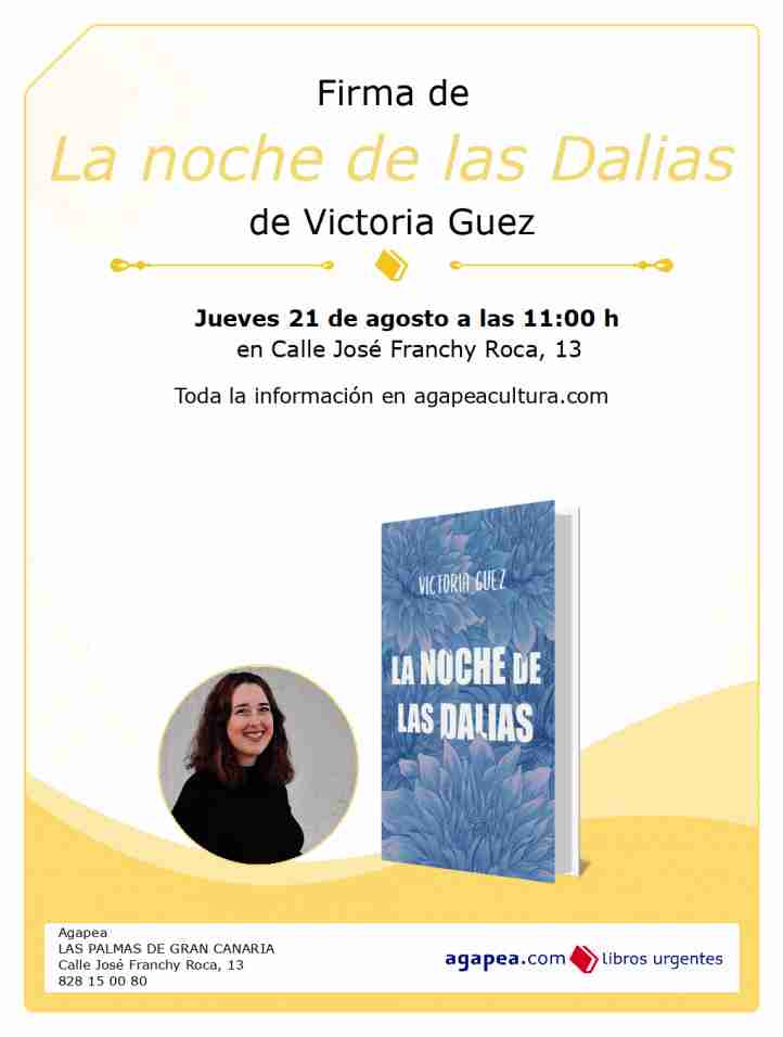 Literatura - Firma Libro "La noche de las Dalias"