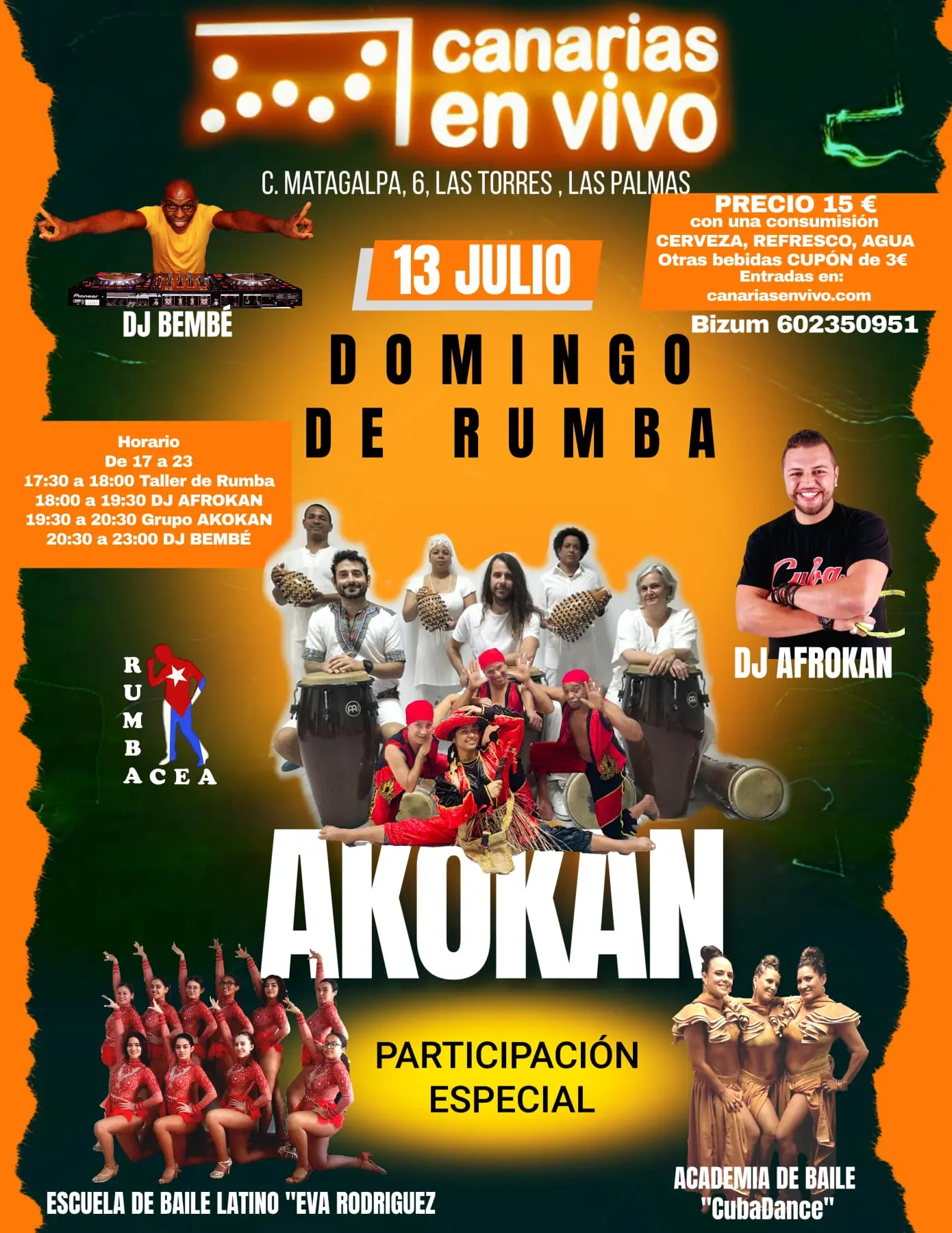 Fiesta - Domingo de Rumba Akokan