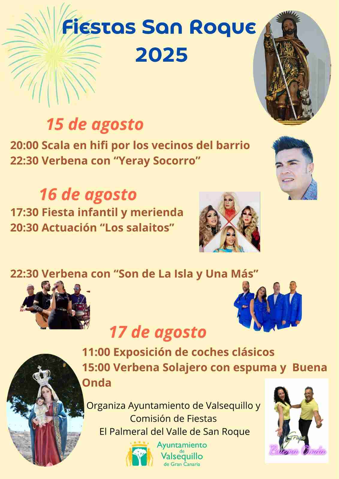 Fiestas - San Roque Valsequillo