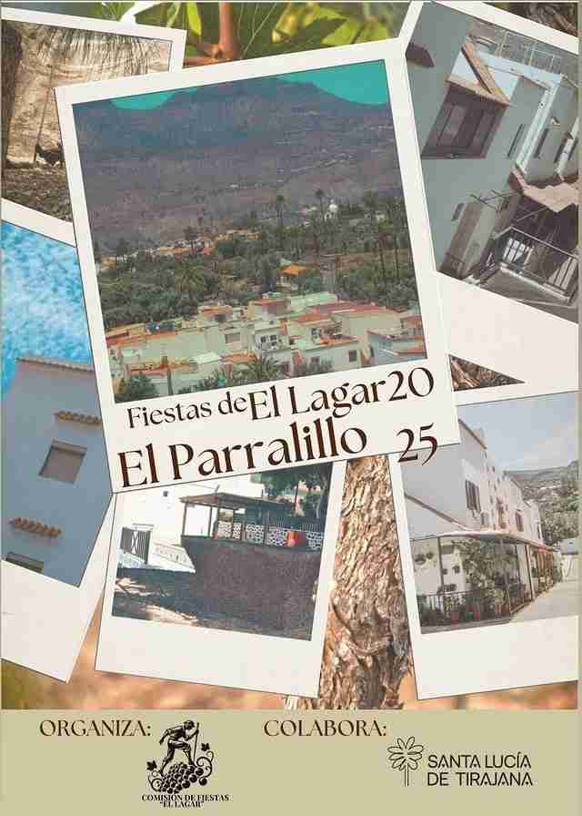 Programa de las Fiestas de El Lagar en el Parralillo, Santa Lucía, Gran Canaria