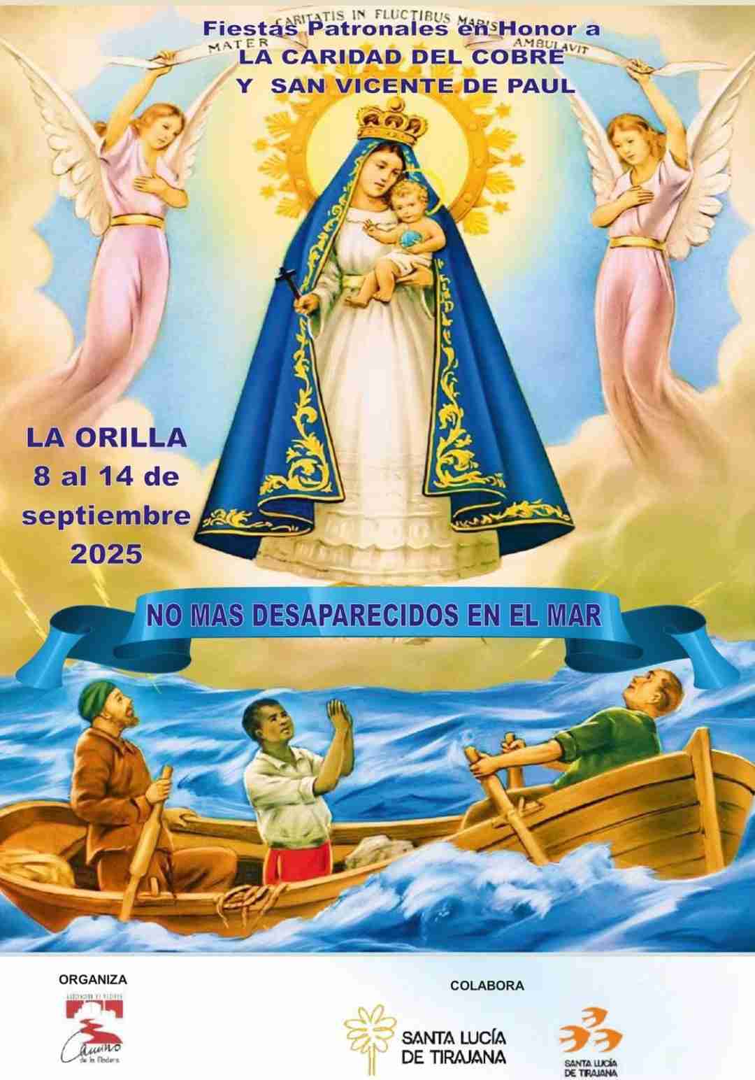 Programa de las Fiestas de Ntra Sra de la Caridad en La Orilla, Santa Lucía, Gran Canaria