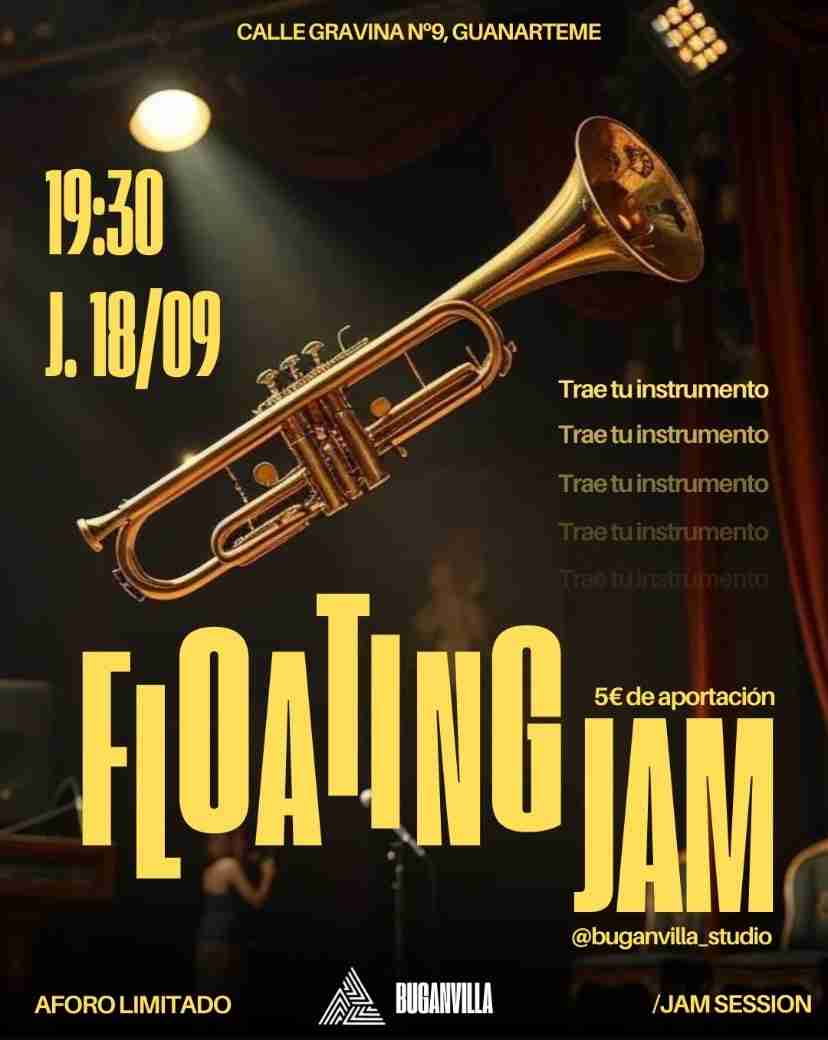 Jam Session "Floating Jam" en Buganvilla Studio, Las Palmas de Gran Canaria.