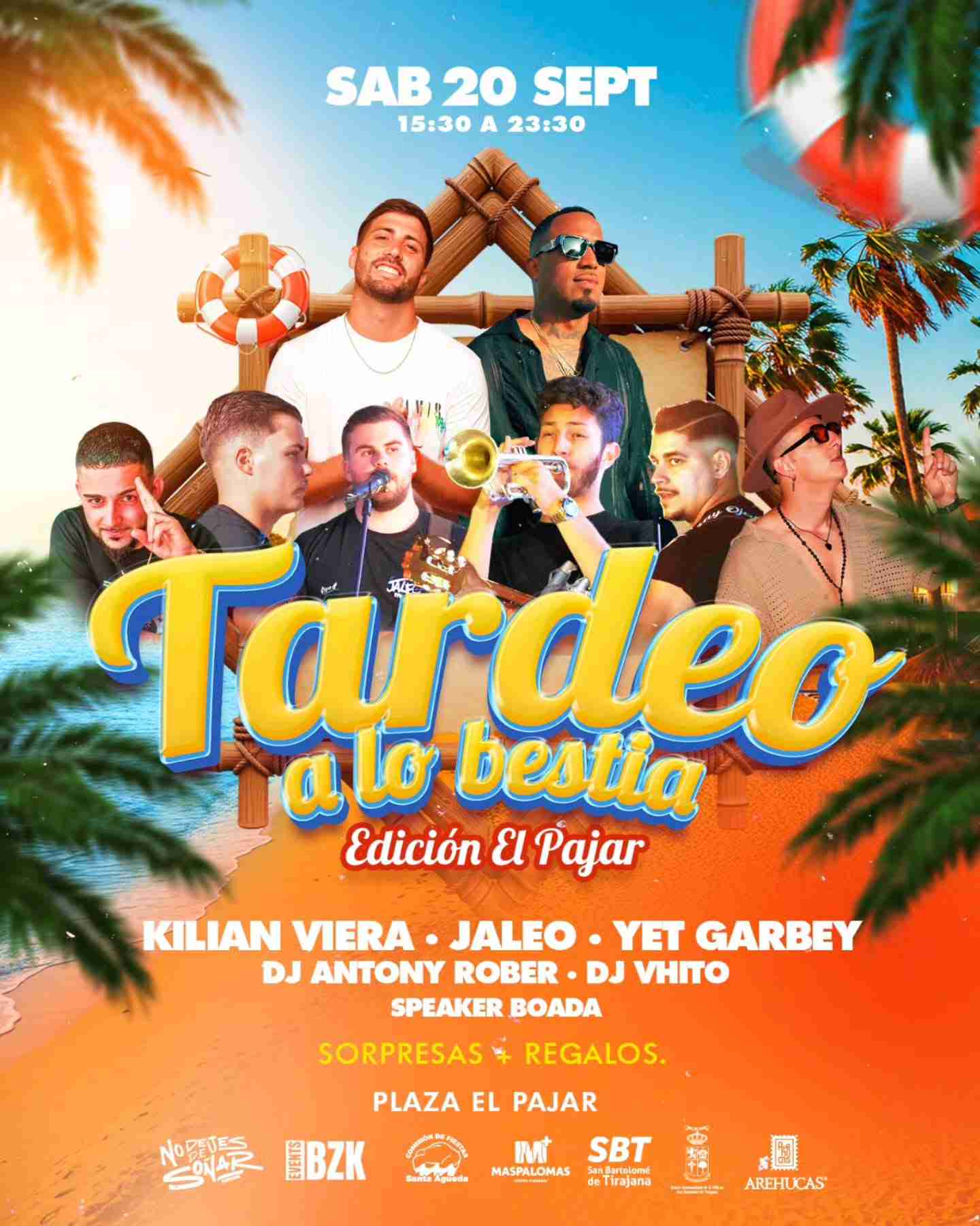 Fiesta "Tardeo a lo bestia" - Edición El Pajar - en la Plaza El Pajar, San Bartolomé de Tirajana, Gran Canaria.