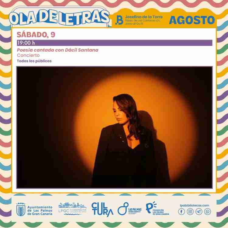 Poesía cantada con Dácil Santana