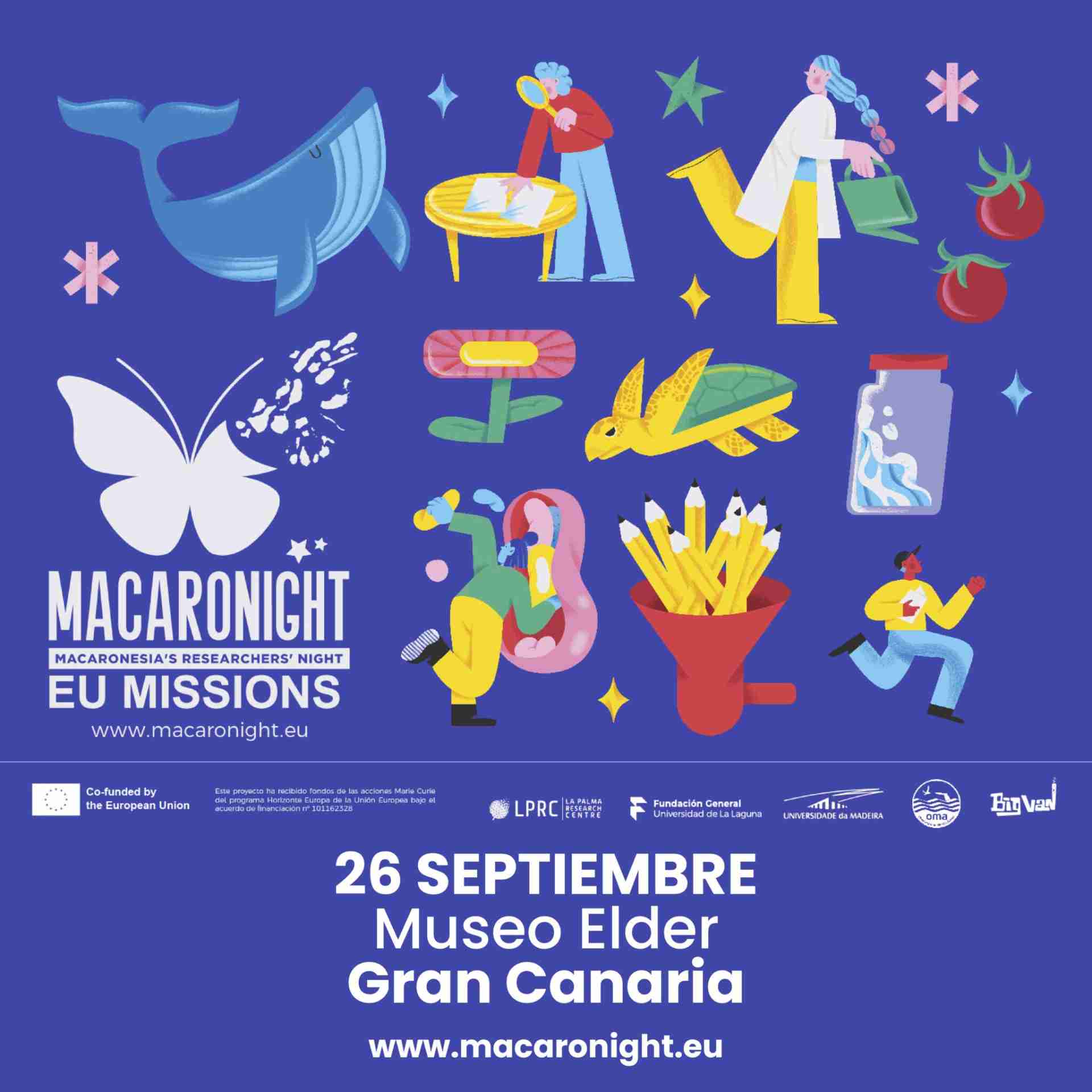 Macaronight 2025, la Noche Europea de los Investigadores en la Macaronesia, en el Museo Elder, Las Palmas de Gran Canaria.