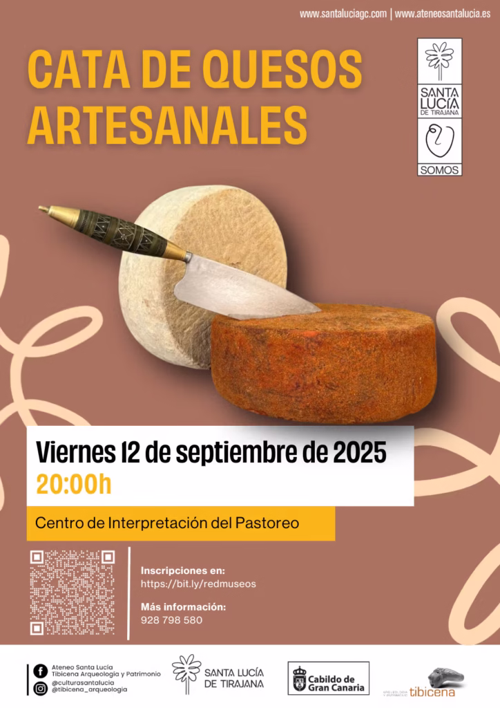 Gastro - Cata de quesos artesanos en el Centro de Interpretación del Pastoreo en Santa Lucía de Tirajana, Gran Canaria.