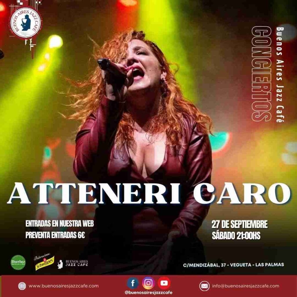 Concierto Baires - Atteneri Caro en Buenos Aires Jazz Café, Las Palmas de Gran Canaria.