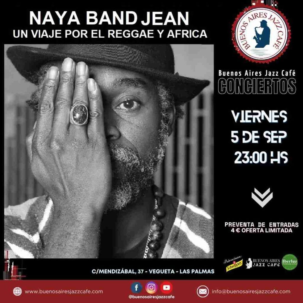 Concierto Baires – Nayaband Jean en Buenos Aires Jazz Café, Las Palmas de Gran Canaria.