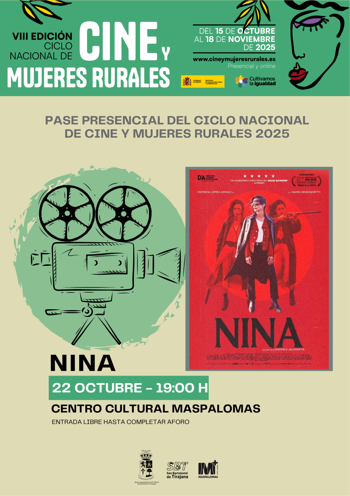 Nina - Ciclo de Cine y Mujeres Rurales