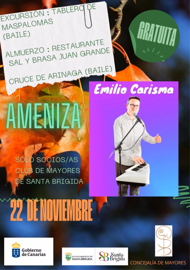 Excursión para Mayores de Santa Brígida al Tablero y Cruce de Arinaga organizada por el Club Municipal de Mayores de Santa Brígida, Gran Canaria.