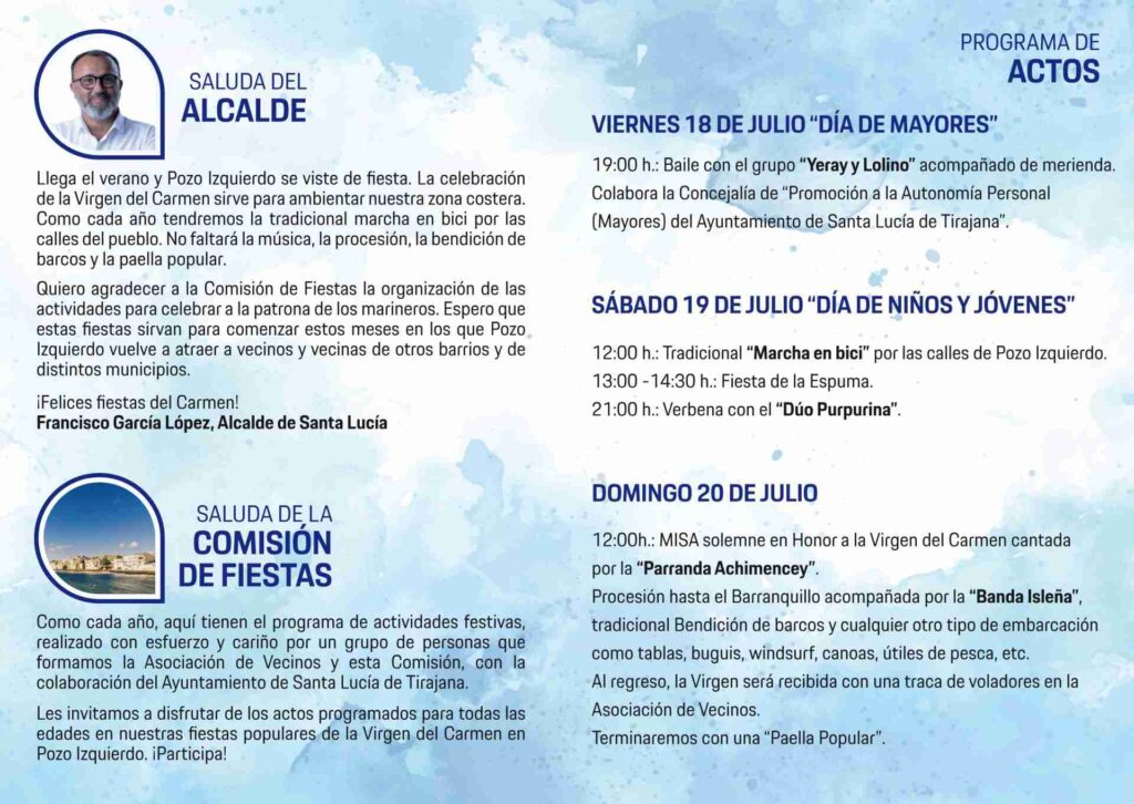 Fiestas - Pozo Izquierdo
