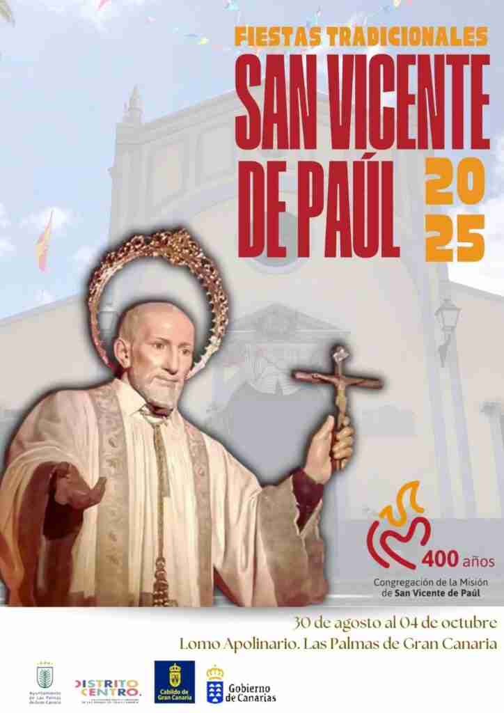 Programa de las Fiestas de San Vicente de Paúl en Lomo Apolinario, Las Palmas de Gran Canaria