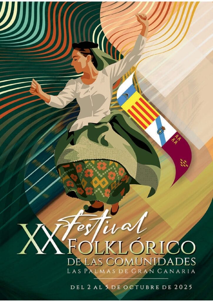 Festival Folklórico de Las Comunidades en Las Palmas de Gran Canaria.