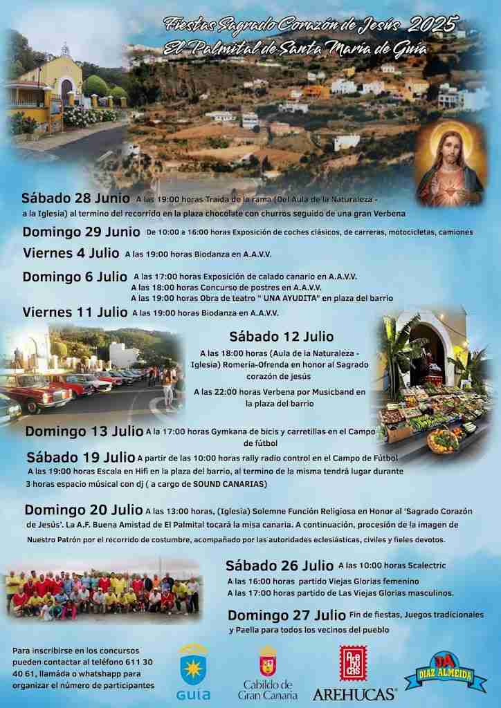 Fiestas Sagrado Corazón del Palmital, Guía