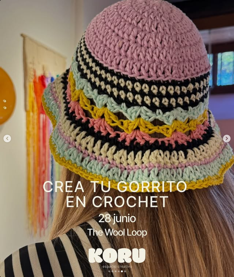 Taller - Crea tu gorrito en crochet