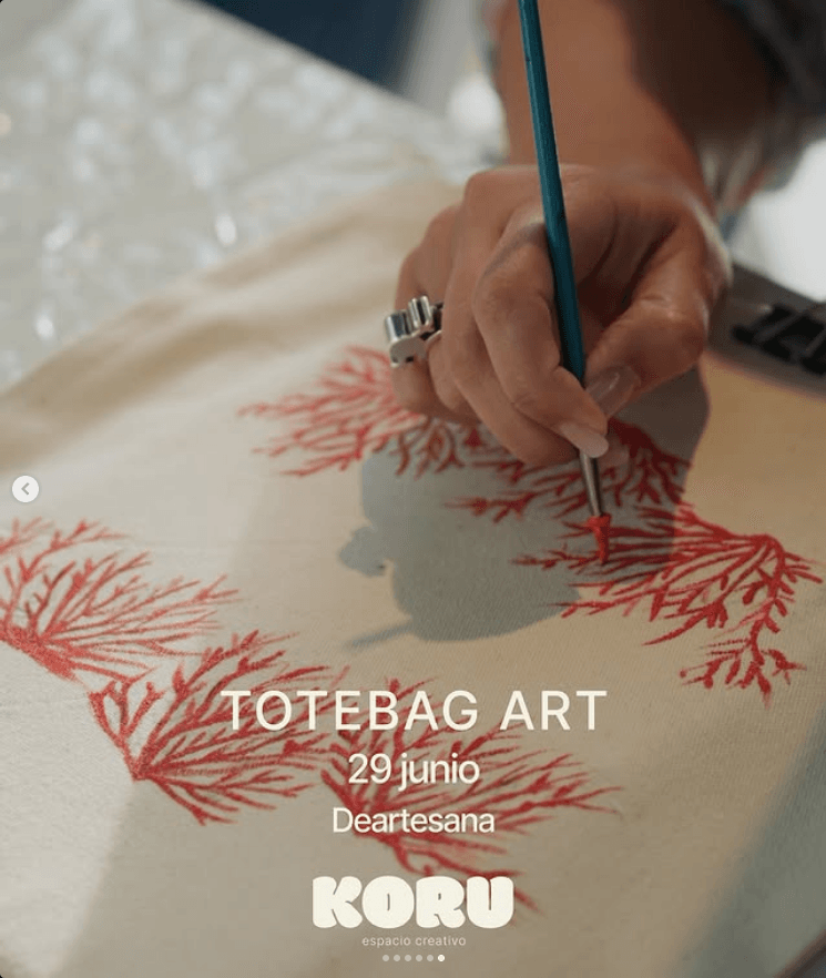 Taller - Totebag Art en Koru