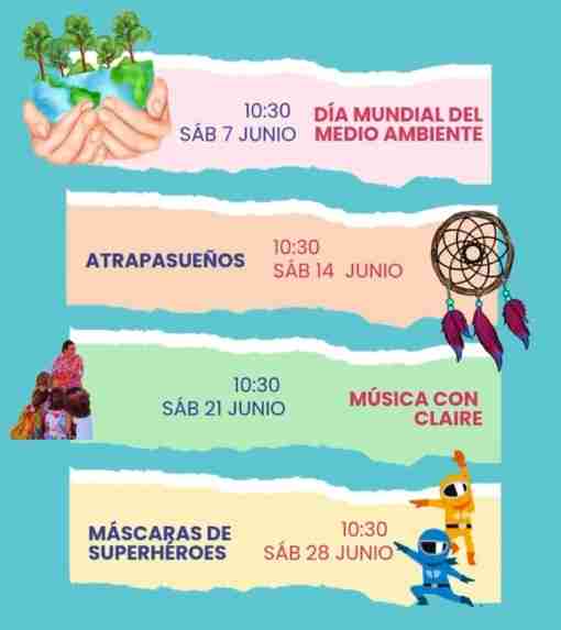 Actividades Infantiles Junio Mercado del Puerto