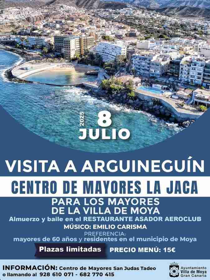 Visita a Arguineguín para mayores de Moya