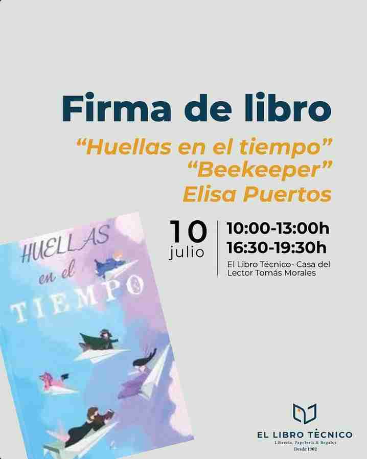 Literatura - Firma Libros de Elisa Puertos