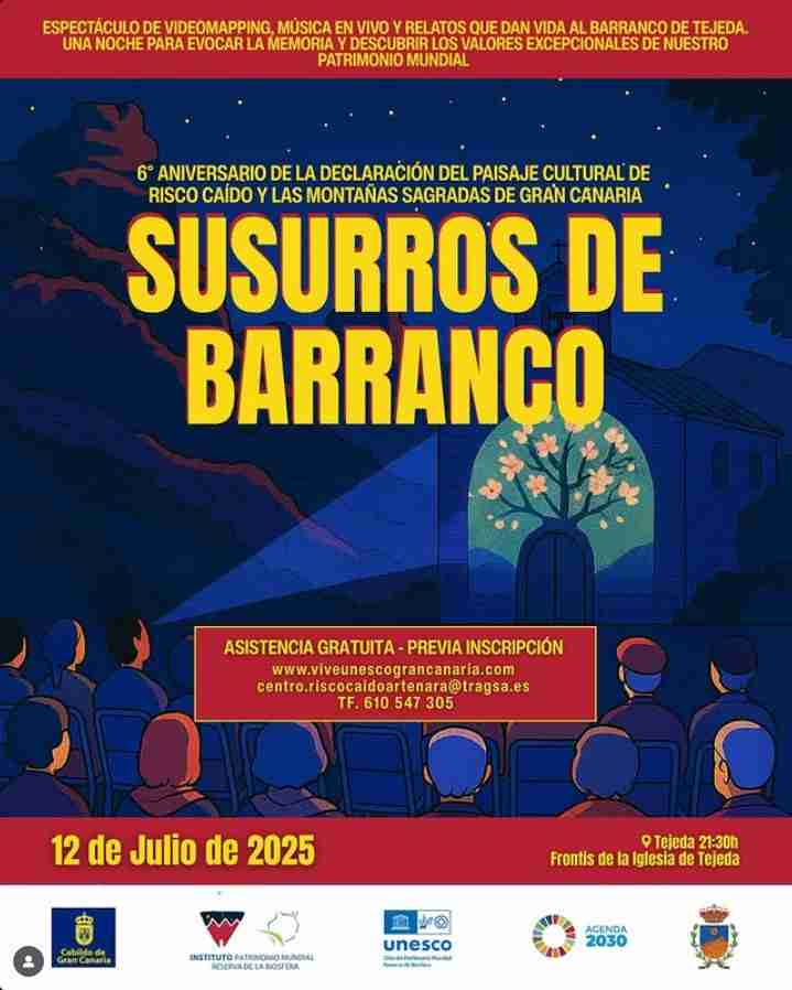 Susurros de Barranco en Tejeda