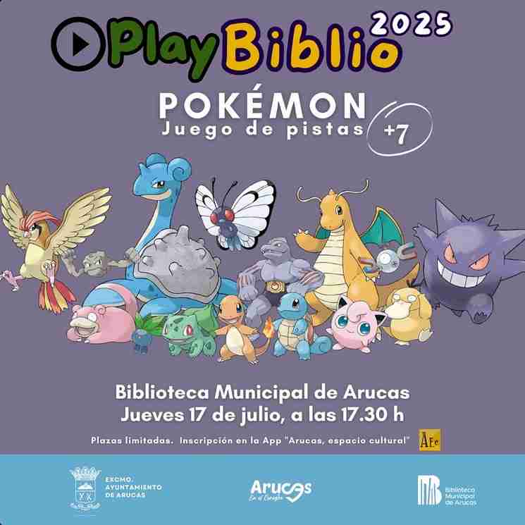 Infantil - Pokémon juego de pistas