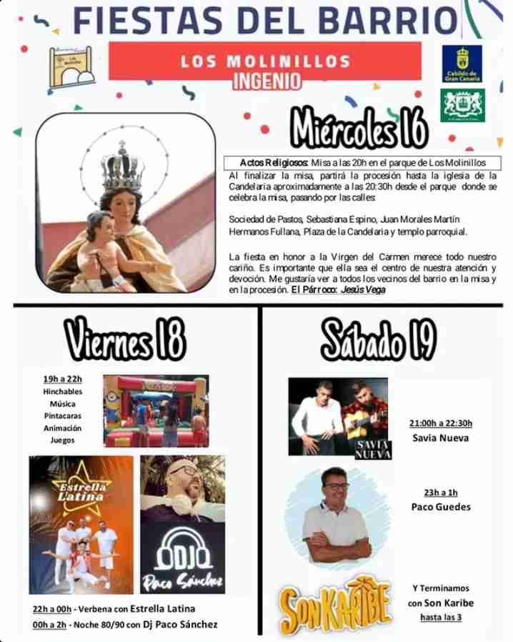 Fiestas - Los Molinillos Ingenio