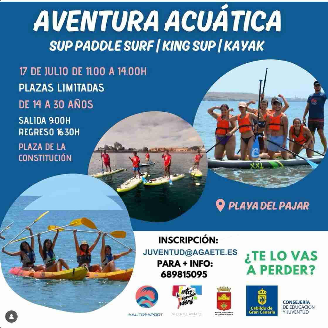 Deporte - Aventura acuática Jóvenes Agaete