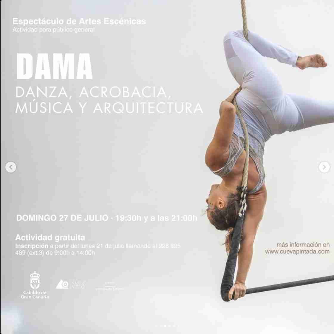 Dama: Danza acrobacia música y arquitectura