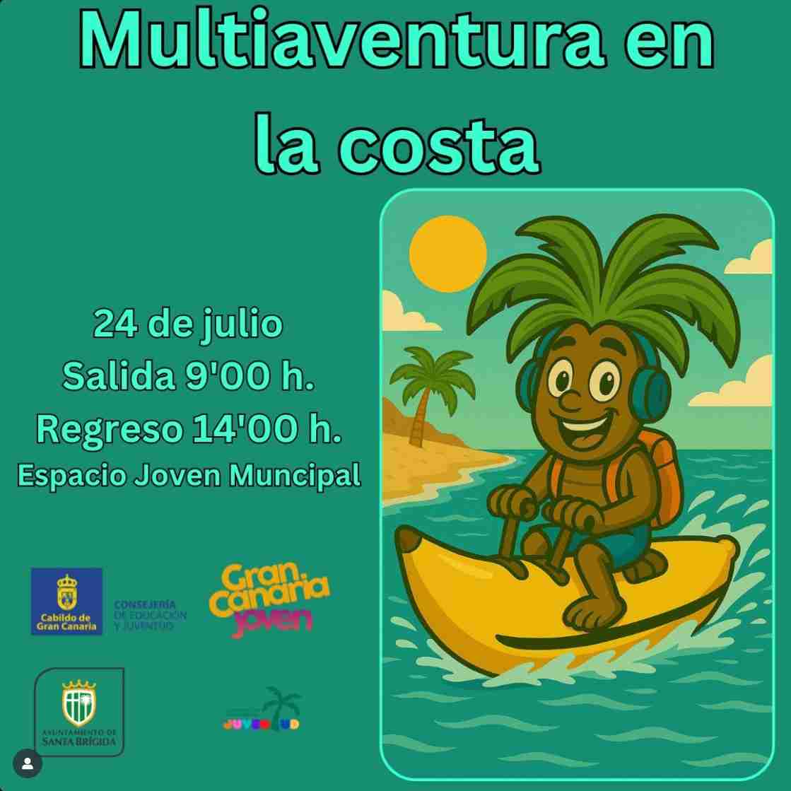 Jóvenes - Multiaventura en la costa