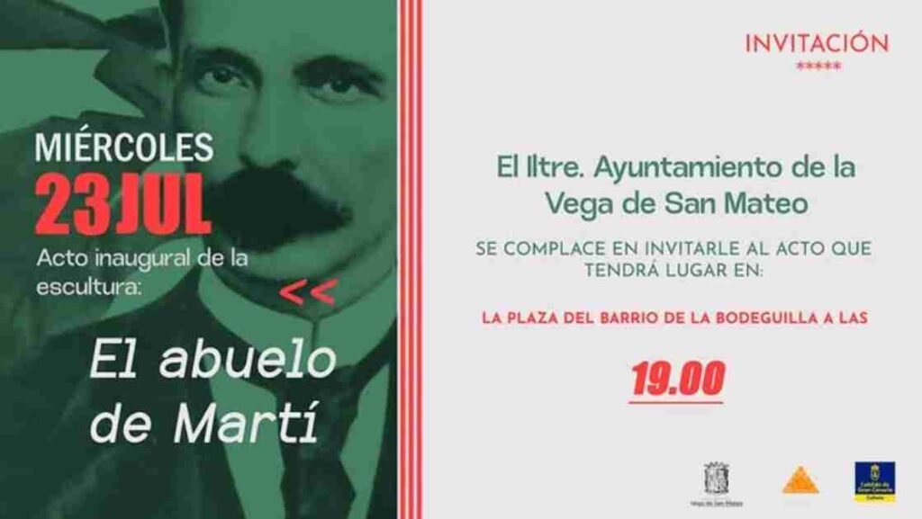 Inauguración - Escultura: El abuelo de Martí