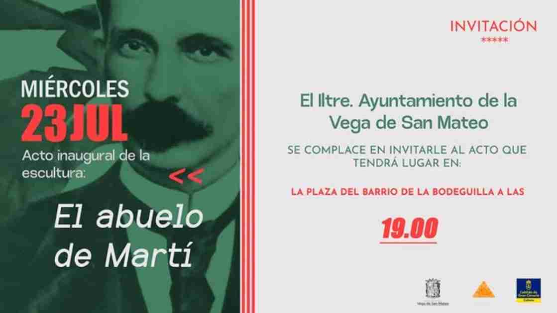 Inauguración - Escultura: El abuelo de Martí