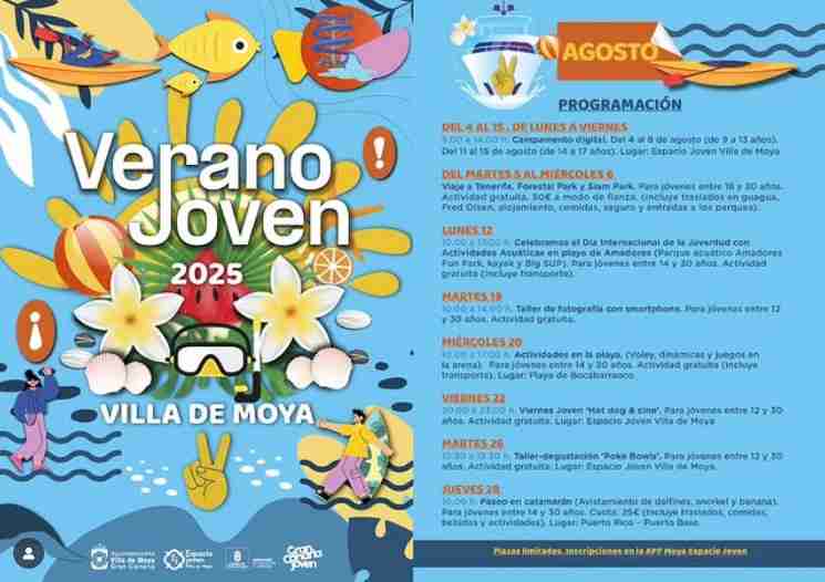 Programa Verano Joven Moya Agosto