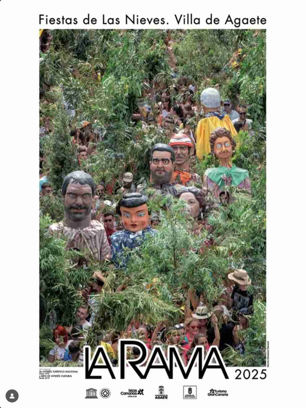 Fiestas de Las Nieves en Agaete, La Rama 2025