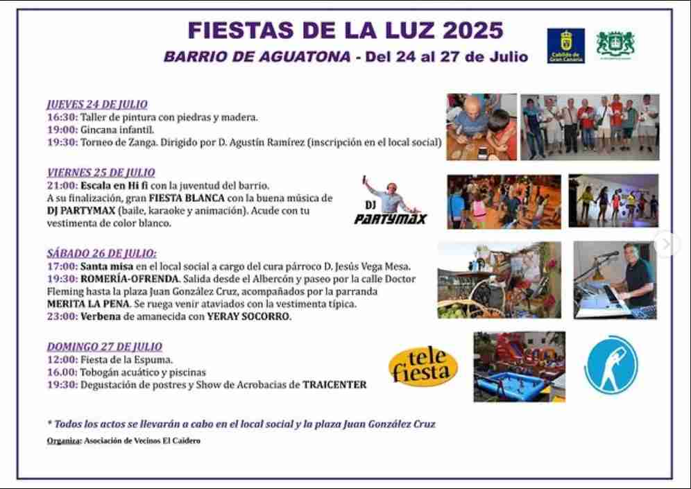 Fiestas de La Luz en Aguatona, Ingenio